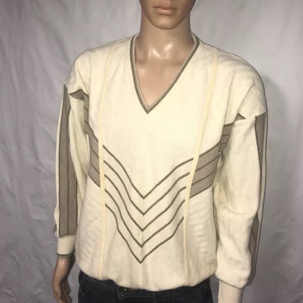 Gabicci Long Sleeve V-Neck Sweater 2XL